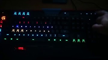 Logitech G910 Orion Spark Gaming Keyboard Audio Visualisation