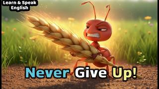 Never Give Up | The Ant Who Carried One Grain Every Day | Moral Short Story
