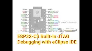 ESP32-C3-DevKitM-1 Built-in JTAG Debugging wit eclipse IDE