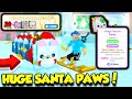 I HATCHED THE HUGE SANTA PAWS EXCLUSIVE PET IN PET SIMULATOR X!! (Roblox)