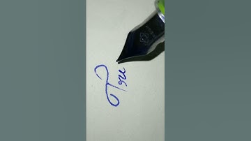 How to write Tripti #english #handwriting #writing #calligraphy #cursive #viral #fountainpen #shorts