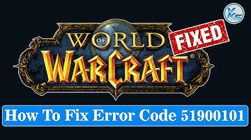 ✅ How To Fix Error Code 51900101 in World of Warcraft