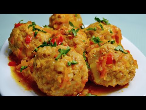 Вкусный ужин в овощном соусе! Любят все, разногласий нет! А всё просто!