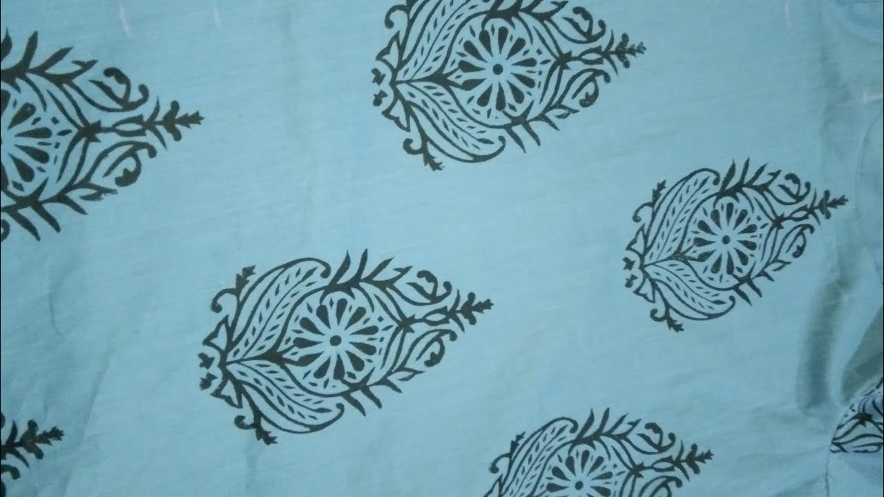  ব্লক প্রিন্টের ড্রেস ডিজাইন/ block print  dress design