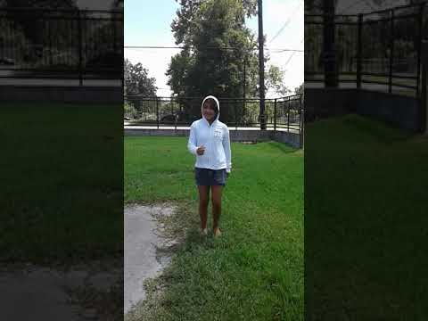 Neko arc doing the Gangnam style while the iPhone ringtone by the seaside plays