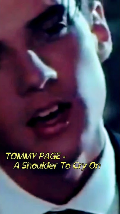 TOMMY PAGE - A Shoulder To Cry On / 1989 #shorts #music #tommy #80s