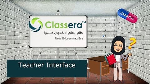 Classera Teacher Interface English