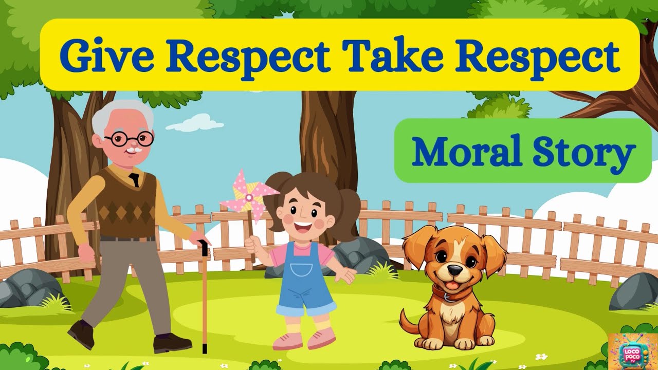 Give Respect Take Respect #kids #cartoon #animation #moralstories - YouTube