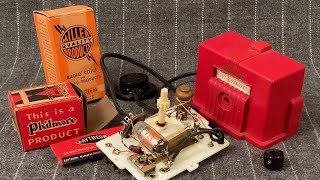 Flea Market Find: 1948 radio Modernair, vintage electronics parts & radio junk