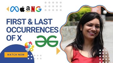 Practice Problem - First and last occurrences of X - Binary Search - @GeeksforGeeksVideos - C++