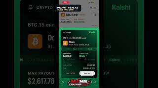 This Prediction Made Me $236 in 2 Mins ✅ #Kalshi #Bitcoin #PredictionMarket