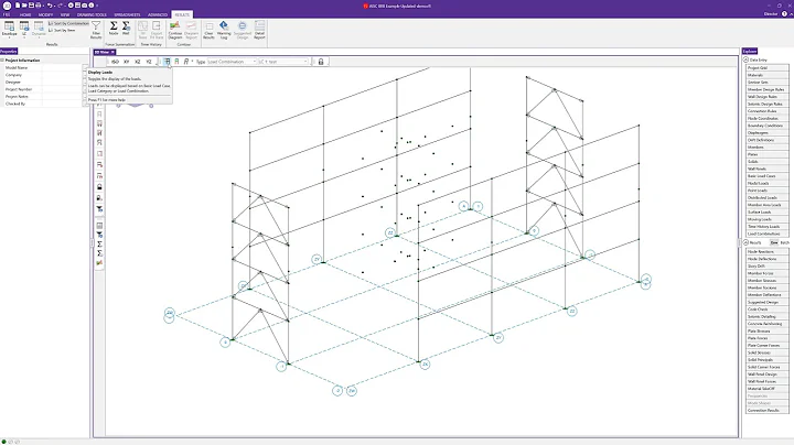 Design Buckling Restrained Braced Frames in RISA-3D