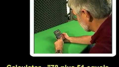 Talking and Large Print Calculators