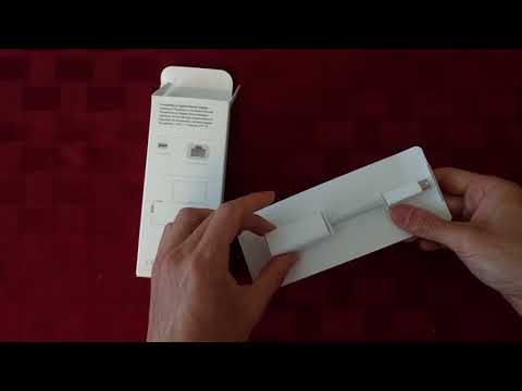 Unboxing Apple Thunderbolt Gigabit Ethernet Adapter (MD463LL/A)