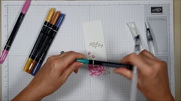 Easy Watercolouring With Stampin
