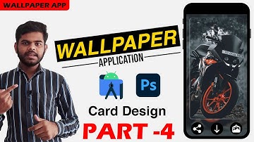 #4 Wallpaper app Android studio java  || Card View UI Design || Android Development tutorial 2020