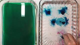 Food Coloring Dyed Papers Tutorial