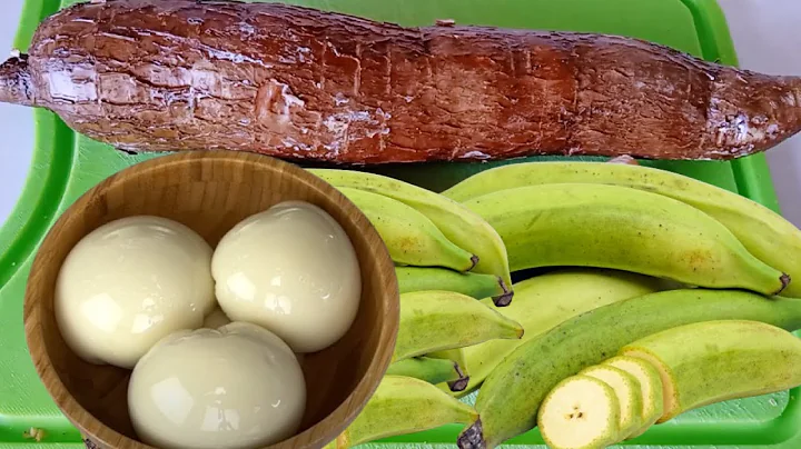 How To Make Fufu from Fresh Cassava and Plantain | Nigerian cassava and  plantain fufu Recipe