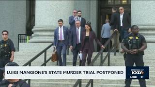 Luigi Mangione's state murder trial postponed