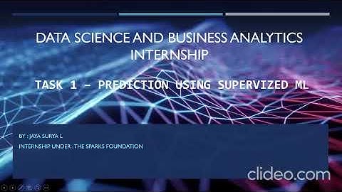 The Sparks Foundation Data Science and Business Analytics Task - 1