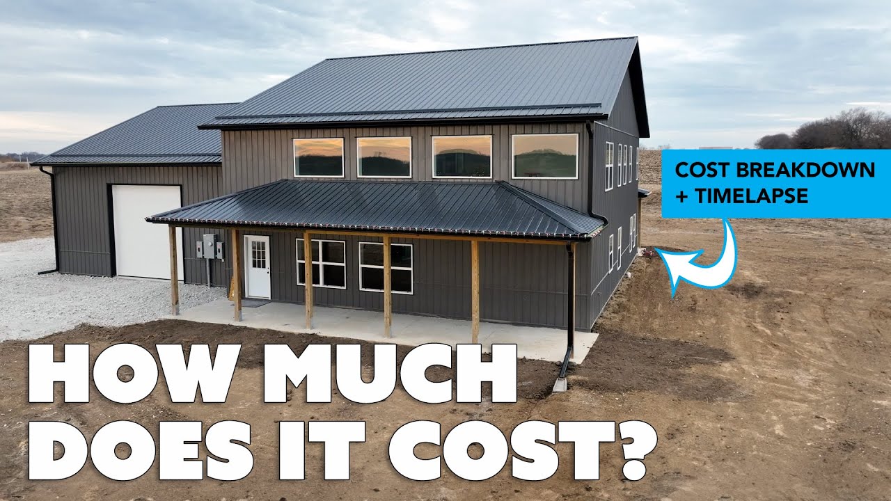 Barndominium Real Cost With DIY General Contracting | Holliwell
