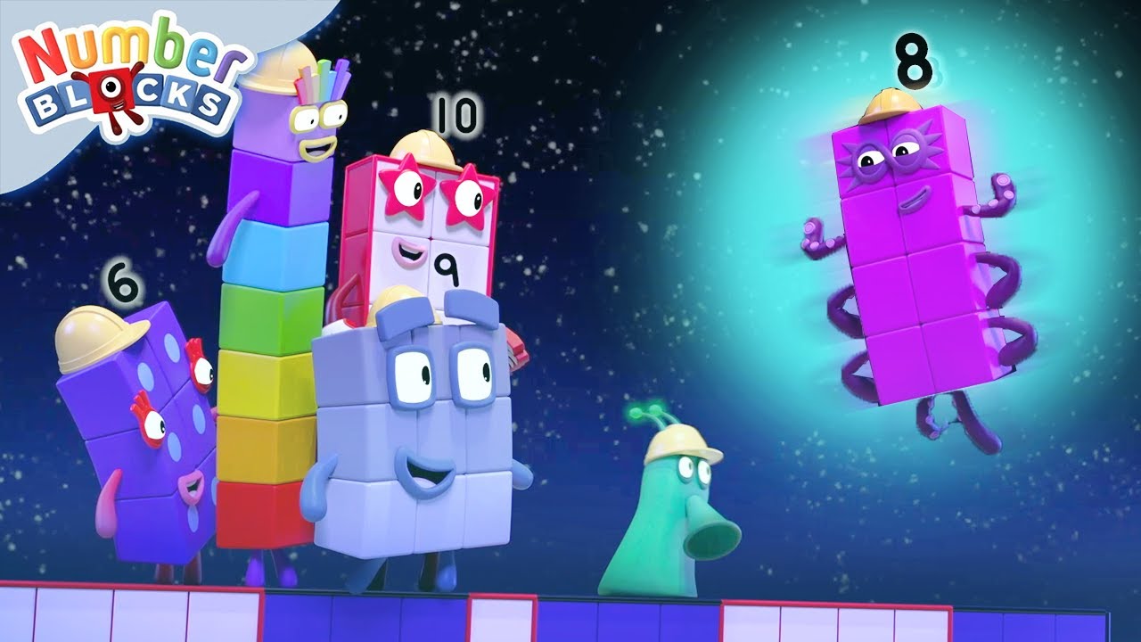 Bausteine ​​und Zahlen | 123 - Mathe-Cartoons für Kinder | Numberblocks Deutsch