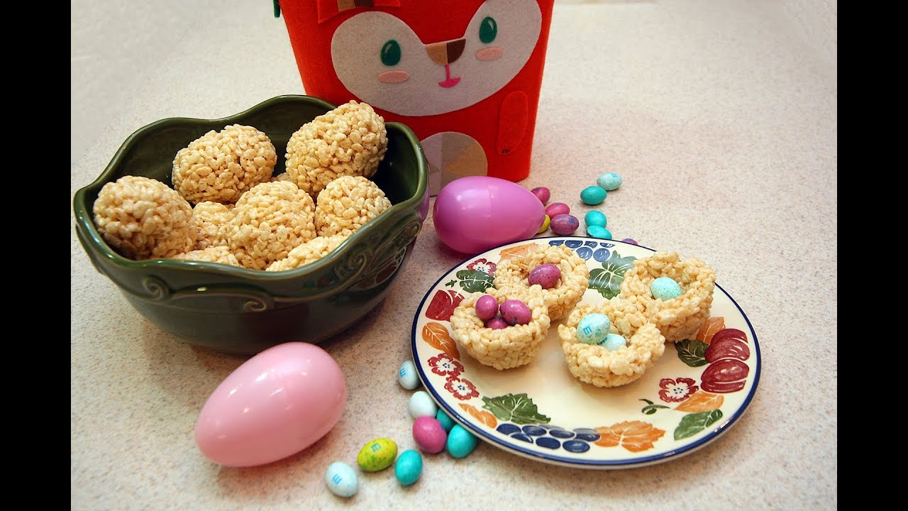 How to Make Rice Krispies Easter Egg Treats YouTube