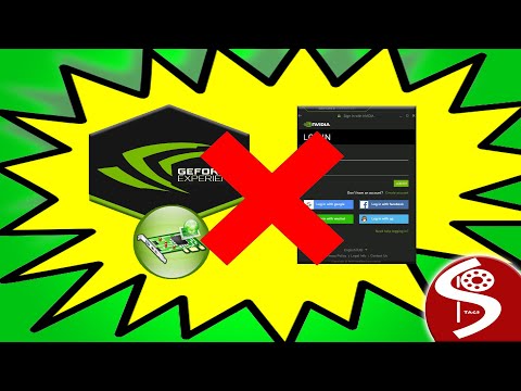 How to install NVIDIA graphics card driver without Login into Geforce Experience