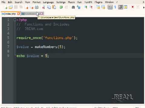 02 PHP - Functions & Includes.flv