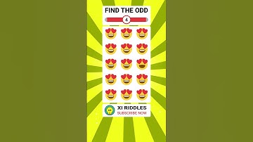FIND THE ODD EMOJI OUT #389 #shorts #puzzle #riddles #viral #emoji #emojichallenge #xiriddles