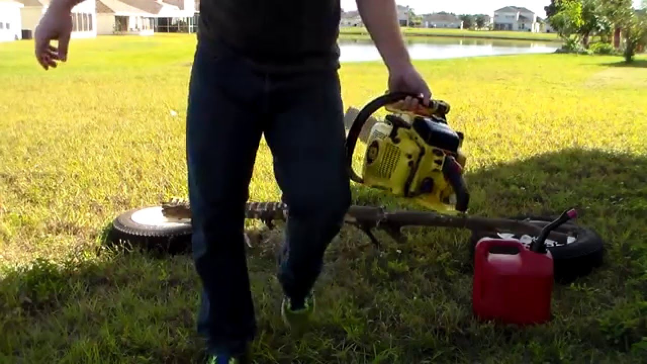 Ebay auction John Deere 66SV Twin cylinder chainsaw. Echo CSt610EvL