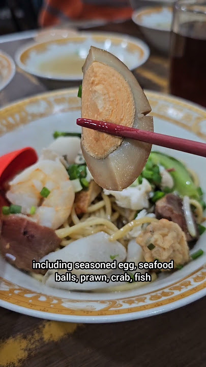 We call this 10-Ingredient noodles | Medan, Indonesia