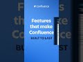 Confluence features that just make sense #shorts