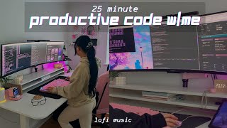 25 minute code with me | cosy, daytime coding!