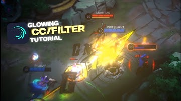 GLOWING CC/FILTER TUTORIAL ALIGHT MOTION (MLBB)