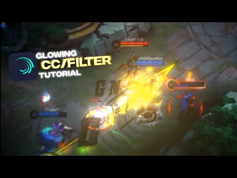 GLOWING CC/FILTER TUTORIAL ALIGHT MOTION (MLBB)