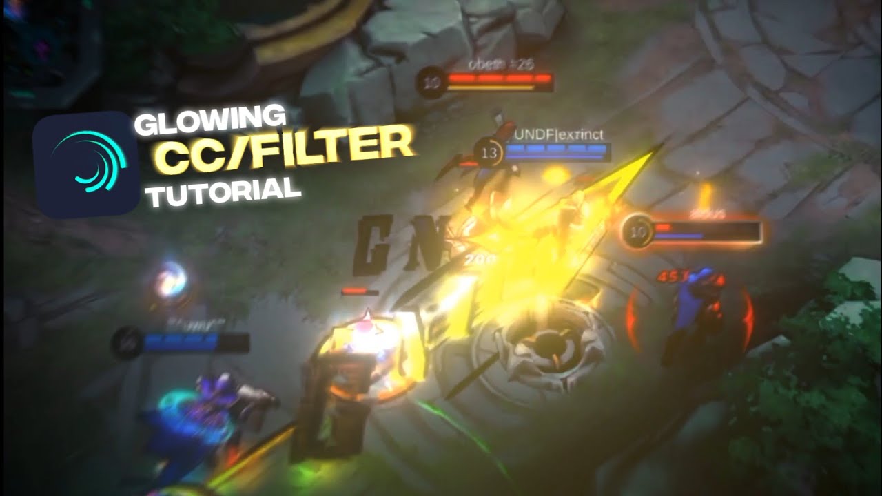 GLOWING CC/FILTER TUTORIAL ALIGHT MOTION (MLBB) YouTube