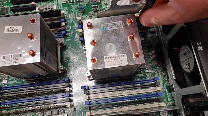 Installing 2nd processor and RAM on a HP Server ML 350 Gen9