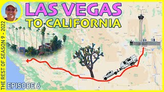 Journey Through the Mojave Desert: Las Vegas to California - RV Travel - Summer 2022