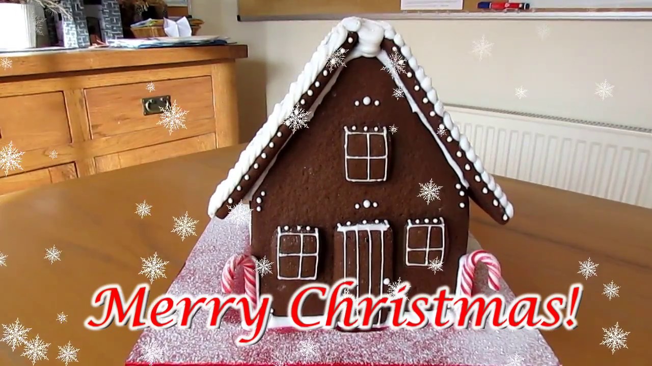 How to make our gluten free and dairy free Gingerbread House kit YouTube