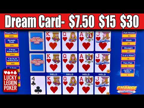 Will It Hit? DREAM CARD Video Poker - Jacks or Better, Double