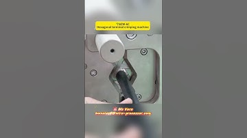 💥Bozwang 6C Hexagonal terminal crimping machine 6-120mm2 #machine #factory #crimpingmachine