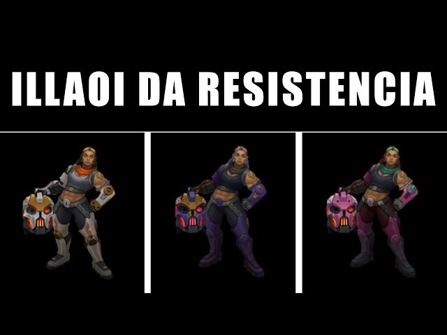 League of Legends  Nova prévia da Illaoi da Resistência mostra