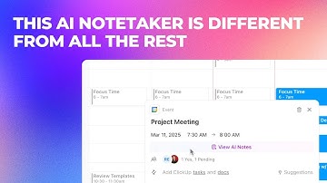 The Only AI Notetaker That Knows Your Work I ClickUp AI Notetaker