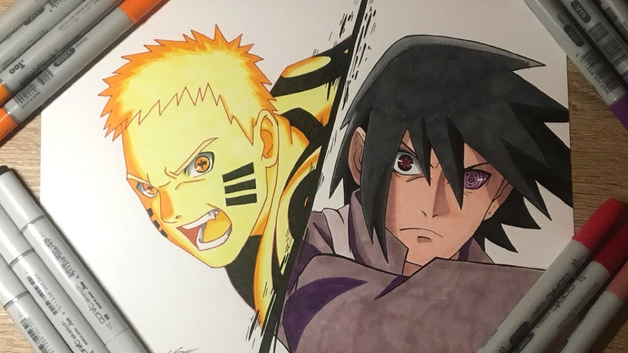 Speed Drawing - SASUKE, NARUTO