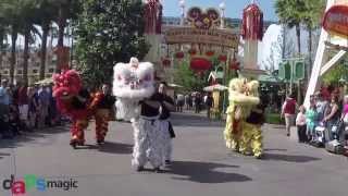 Lion Dancers - Northern Shaolim Kung Fu Association - Lunar New Year at Disney California Adventure
