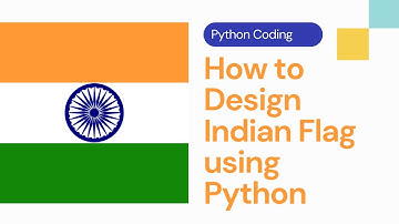 How to Design Indian Flag using Python | Draw Indian Flag | Python Tutorial for Beginner | Python