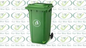 Thùng rác 240 lít - Bán thùng rác tại Tphcm, Bình Dương