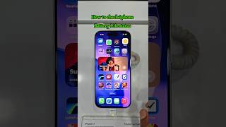 iPhone Battery Health Check Ka Secret Trick! #iphone #ytshorts #batterytest #bts