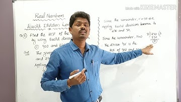 Real Numbers Part@1: Euclid Division Lemma || Finding of HCF of given integers || learn more maths